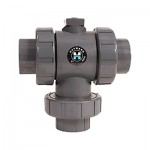 Actuation Ready TW Series CPVC 3-Way Valve HCTN2050STE