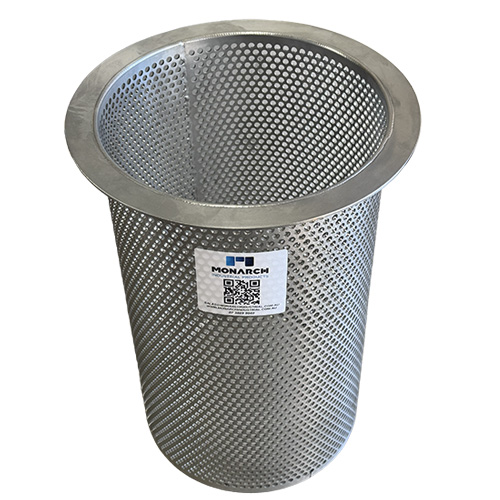 2205 duplex stainless steel perforated screen and strainer basket