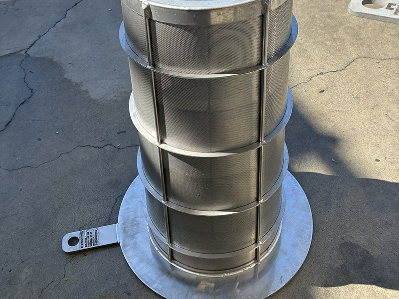 Reinforced 2205 stainless steel strainer basket