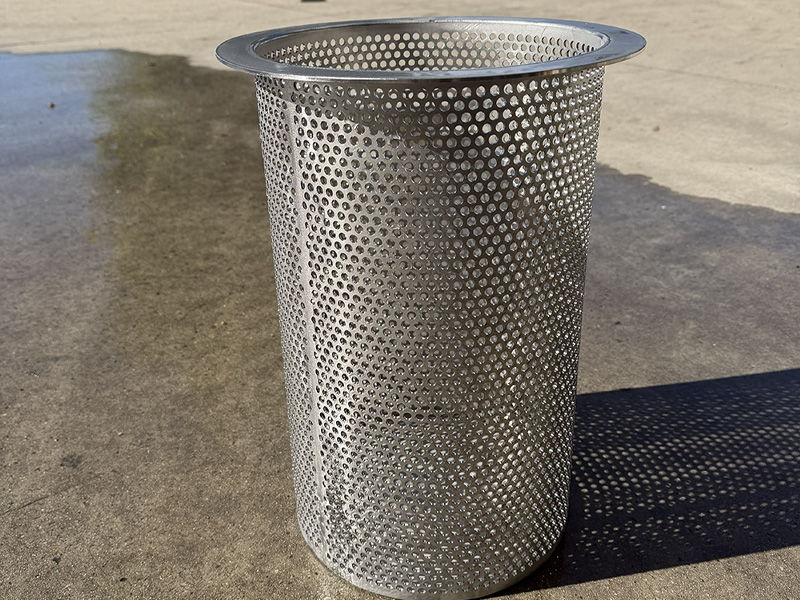 2205 stainless steel perforated industrial screen