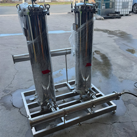 CIP filtration Skid for industrial liquid filtration Monarch General Engineering