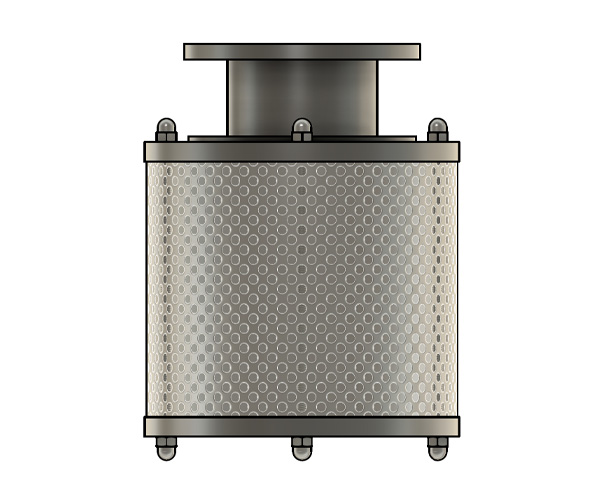 Suction strainer for pump protection