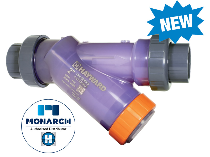 Monarch Hayward Y Strainer | YSH Series in Clear PVC